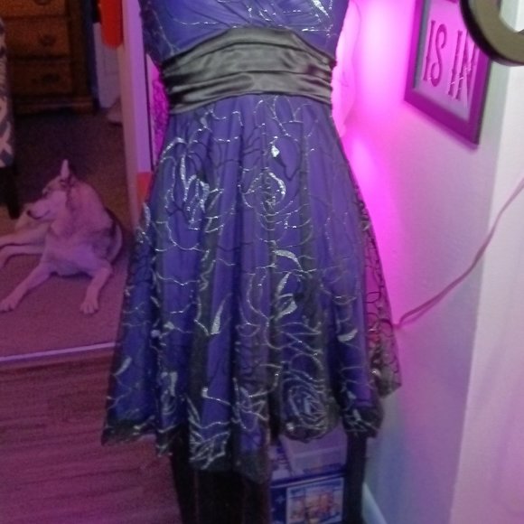 Prom Dress Jung Kim  Mini halter dress size 8 - Picture 4 of 4